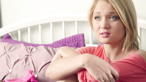 Small breasted bimbo has her delicate pussy boned by older guy