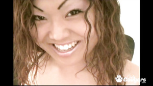 big-bosomed asian dark hair eating huge male milk male milk ejaculant