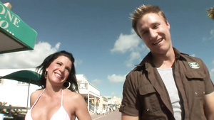 Guy picks up hottie in the street and takes her home to fuck