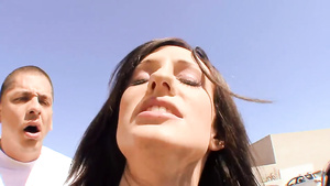 Light-headed Car Washer Seduces Burly Latino Driver