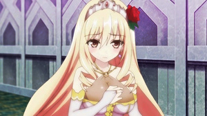 Breasty anime cartoon girl