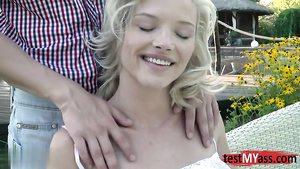 Hot teen girl outdoor porn video