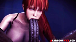 3D 18 years old bitches having procreation with big chopper demons