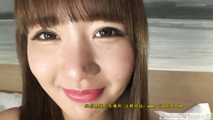 POV with a cute Asian teen. Hairy twat & cumshot. Full clip.