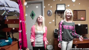 Teens' mascara party turns into wildly hot hardcore group fuck