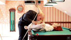 amarna miller gets fucked on the billiard table