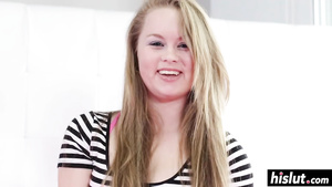 pretty girl fucks with cocky dude