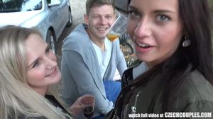 Trio Group Fucking Copulation on Public