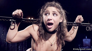 Nasty Abella Danger in device bondage