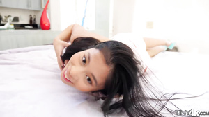 Hot asian girl with big breasts Jade Kush hard sex video