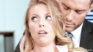 Big eyed office MILF Britney Amber hardcore sex video