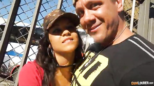 Sasha is coming by bus - interracial teen porn