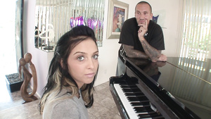 Seductive Darkhaired Babe 18-Year-Old Whore Gets Got Laid By  - lou charmelle