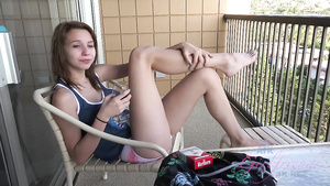 Horny girlfriend Cece Capella getting her pussy stroked