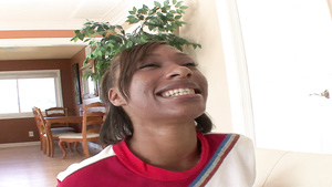 Raunchy Black Cheerleader Sucks A Big Cock - nevaeh givens