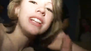 Sex Orgy in the university - teen girls love huge dicks