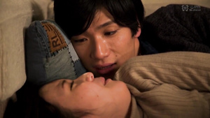 Shy Japanese teen makes out with boyfriend