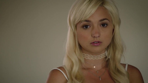 Horny blonde Eliza Jane gets naughty and have her first interracial sex