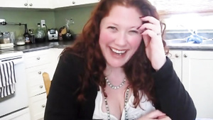 Fat slut with huge natural hooters gets fucked with creampie