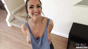 Incredibly beautiful young babe pleasuring Jessy in POV