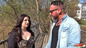 GERMAN SCOUT - Fleshy Young Cutie Elisa Cheat BF and Street Casting