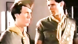 Marilyn Chambers suck and fucks two scouts in the 1980s MFM