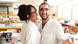 LECHE 69 Lab Nerd wants penis in her Latina vagina