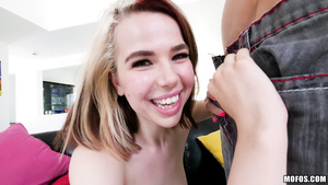 Sex-hungry babe searches for satisfaction on a cock