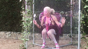 Busty blonde fairy eats hot jizz after a great fuck