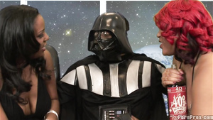 Two Big Butt Freaks Take'n Big Black Dick - Star Wars Cosplay