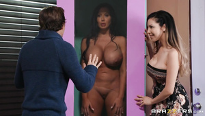 Tyler Nixon fucked Sybil Stallone in front of his wife