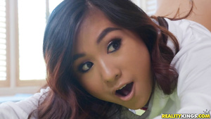 Sporty lesbian action with Ariella Ferrera & Elle Voneva