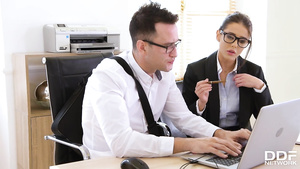 Hot Sex During Office Hours  - sybil a