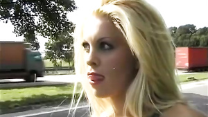 German Slutty Girl Picked Up For Anal Sex In The Car