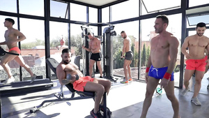 Arad Winwin & Ruslan Angelo - bareback gym gay porn