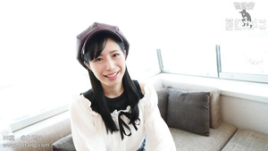 Shy Asian college girl makes out on the bed