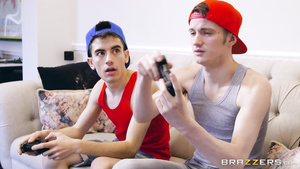 Rebecca Jane Smyth makes skinny lad pay attention to her