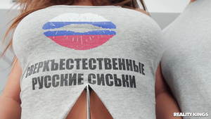 Russian bitch Liya Silver gets naughty on the bed