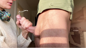 Huge Cum Shot Slow Motion 4k - Perfect Cock Sucking