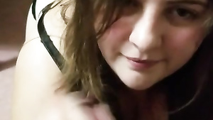 Chubby Becky tries sucking massive dong of black stud