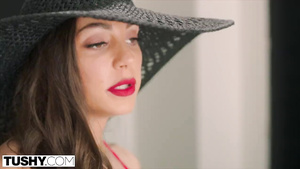 Double interracial fuck with steaming-hot babe