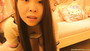 Asian maid fucks and sucks cock at the casting