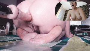 Dildo machine drills her asshole - dayanna sweet webcam