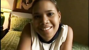 POV pussy fuck with Colombian babe at the casting