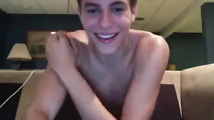 Adorable 18 Years Old Twink Cums After Jerking Cock