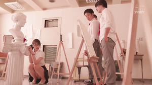 Asian petite vixen crazy gangbang scene