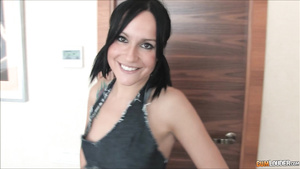 Leyla Black hot brunette porn video