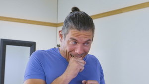 Hot blonde Blair Williams gets fucked by her trainer in the asshole