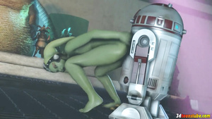 Star Wars Cartoon Crazy XXX Parody