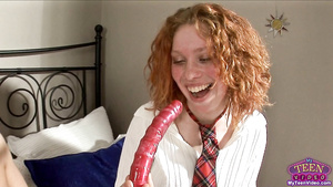 Redhead Likes Fisting And Big Toys
